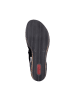 rieker Nabukino Keil-Sandalen mit Gummibändern Blau