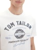 Tom Tailor T-Shirt LOGO in Weiß