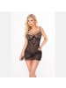 Softline Negligee in schwarz