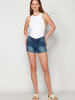 KOROSHI HOSE MINISHORT JEANS in blau