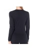 icebreaker Longsleeve 200 Oasis Crewe in Schwarz