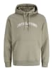 JACK & JONES PLUS Kapuzenpullover in Vetiver