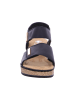rieker Keilsandalette in schwarz
