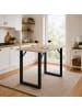 VCM  Holz Bartisch Stehtisch Tisch Tresen Xona 140x50 in Schwarz / Sonoma-Eiche