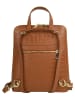 Cluty Rucksack echt Leder in cognac