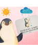 Mr. & Mrs. Panda Badteppich Pinguin Angler mit Spruch in Weiß