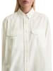 Marc O'Polo Feincord-Bluse relaxed in white cotton