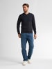 Petrol Industries Feinstrick-Pullover mit V-Ausschnitt Whitefish in Blau