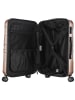 suitline Handgepäckkoffer 55x35x20 cm Carry-On 55cm Hartschale 34 L in Gold