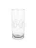 Mr. & Mrs. Panda Wasserglas Sternzeichen Zwilling ohne Spruch in Transparent