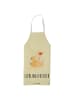 Mr. & Mrs. Panda Grillschürze Fuchs Mama mit Spruch in Gelb Pastell