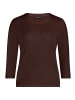 Betty Barclay Strukturshirt mit Rundhalsausschnitt in Light Maroon