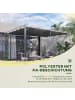 Outsunny Ersatzdach in Dunkelgrau 250L x 255B x 6H cm