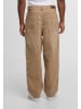 Urban Classics Urban Classics Tapered Heavy Ounce Baggy Jeans in unionbeige