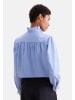 Seidensticker Ausgestellte Bluse Regular in Mittelblau