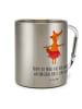 Mr. & Mrs. Panda Tasse Fuchs Ballerina mit Spruch in Silber