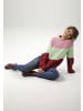 Aniston CASUAL Strickpullover in malve-lindgrün-bordeaux
