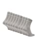 Skechers Socken Unisex 9p Basic Socks Mesh Ventilation in Light Grey Melange 3390