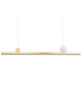 Beliani Pendelleuchten ALWAND in Gold - (W) 100 x (H) 88 x (L) 12 cm