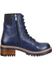 manitu Schnürstiefeletten, Freizeit Stiefeletten in blau