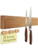 Praknu Magnetleiste Messer selbstklebend 40 cm - Messerhalter aus