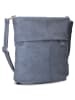 Zwei Mademoiselle M12 - Schultertasche 32 cm (cord-wood) in nubuk-sky