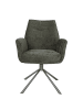 home24 Armlehnenstuhl Bayola in Olivgrün