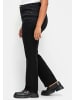 sheego Jeans in black denim