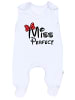 TupTam Baby Unisex Strampler-Set mit Aufdruck Spruch 2-tlg in weiß/bordeaux