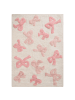 Beliani Kinderteppich FITA in Weiß/Rosa - (W) 90 x (L) 130 cm