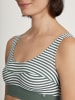 Calida Bustier in laurel green print