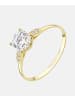 Vanlere Verlobungsring aus 375 Gelbgold mit Zirkonia