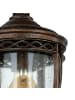 Licht-Erlebnisse Außen Wandlampe (B)16.5 x (H)32 cm in Britisch Bronze