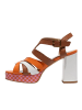 Fly London Sandalen in Weiß/Orange
