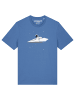 wat? Apparel T-Shirt Fly me to the moon in Bright Blue