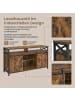 VASAGLE TV-Schrank Daxton in Vintagebraun-Schwarz - (B)147 x (H)76 x (T)40 cm