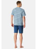 Schiesser Schlafanzug Casual Nightwear in Pacific blue