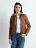 Mustang Lederjacke in cognac