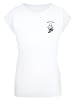 F4NT4STIC Extended Shoulder T-Shirt Boo Crew Halloween in weiß