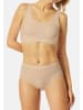 UNCOVER BY SCHIESSER Midi Slip Cotton in Schwarz / Weiß / Sand