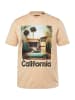 Men Plus Kurzarm T-Shirt in naturbeige