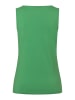 More & More Stretch-Basic-Top, Vorderteil gedoppelt in green