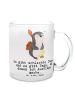 Mr. & Mrs. Panda Tee Tasse Pinguin Ausflug mit Spruch in Transparent