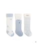 MUNADUNA 3er-Set Baby-Hochsocken in Blau