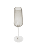Beliani 4er-Set Gläser QUARTZ in Grau/Transparent