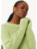 comma CI Strickpullover langarm in Grün