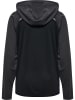 Hummel Reißverschluss Jacke Daumenlöcher Hmllead Damen in BLACK/ASPHALT