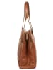 SPIKES & SPARROW Shopper LAPTOP SHOULDERBAG in cognac