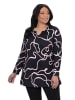 Ulla Popken Longshirt in schwarz