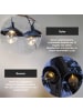 STAR Trading LED Solar-Lichterkette ,Globe Shade', Dämmerungssensor, klar, warmweiß